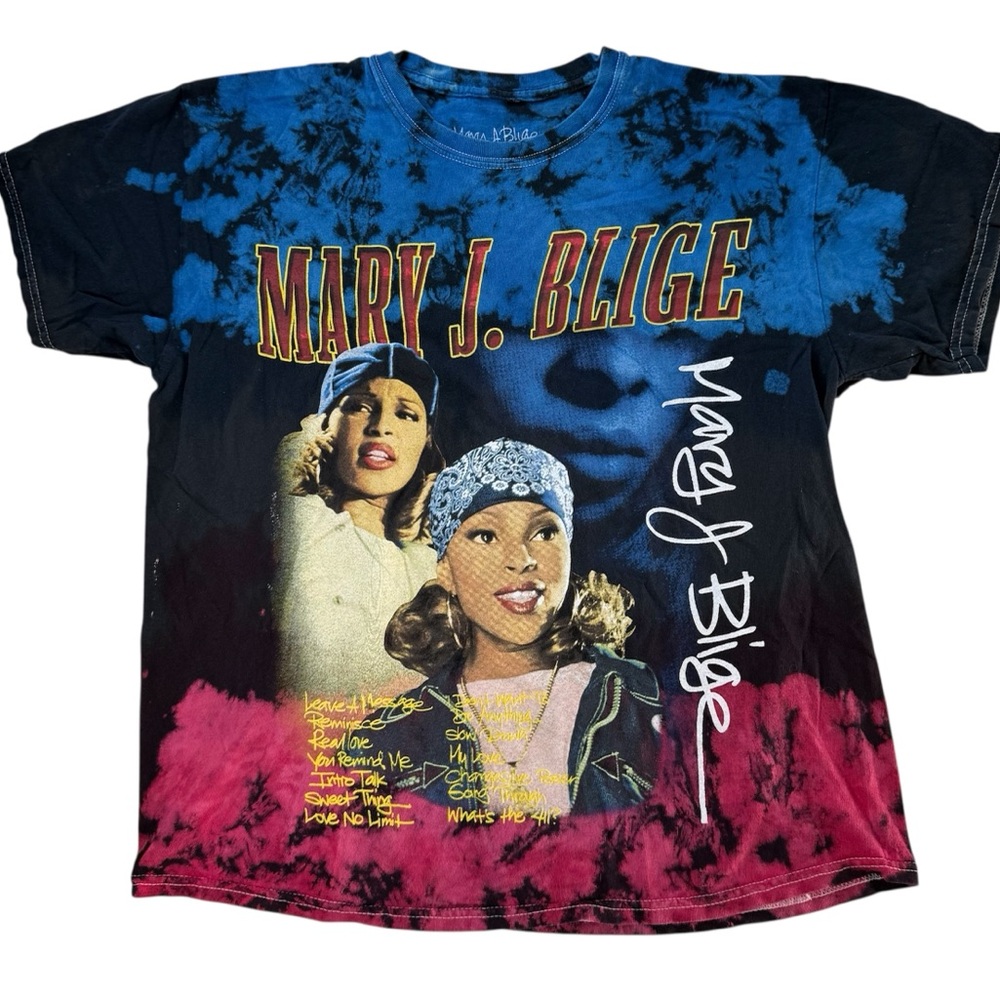 Mary J Blige Tie Dye Shirt Unisex Large
Streetwear Short Sleeve T-Shirt